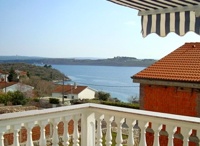 Großer Balkon mit Meerblick